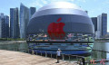漂在水上的苹果 Apple Store即将在新加坡登场