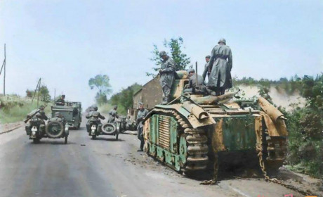 彩色的1940年法国战役 当闪击战击败了欧洲军事强国