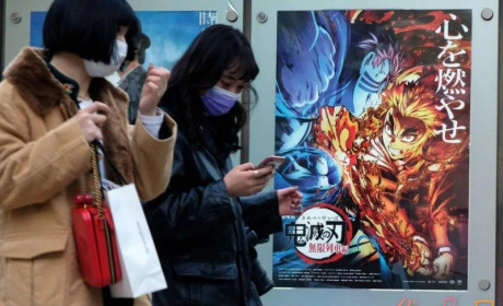 《鬼灭之刃》超《千与千寻》登顶日本影史 上映72天票房20.5 亿元