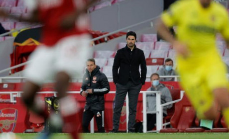 阿森纳无缘下赛季欧冠 主教练阿尔特塔难辞其咎